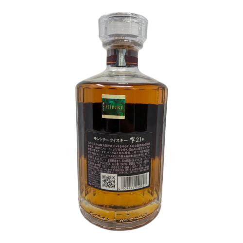 サントリー ジャパニーズウィスキー @ ホログラムシール付き 700ml 響 21年 未開封