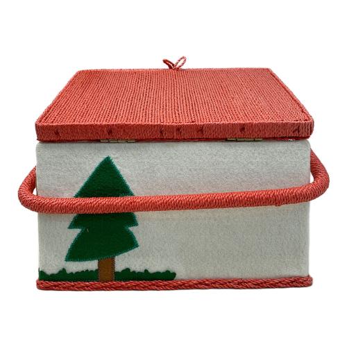 Cath kidston (キャス キッドソン) ソーイングボックス ピンク ホワイト