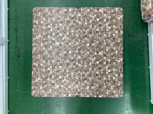 昇降式テーブル ブラウン