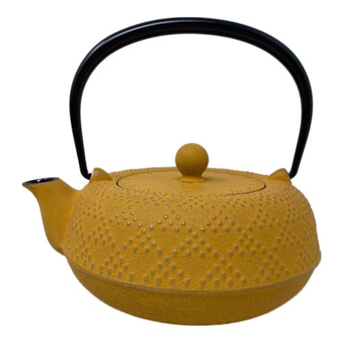 ENCHAN THE JAPON 南部鉄器カラーポット イエロー KOSHI アラレ ミモザ