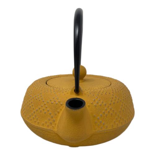 ENCHAN THE JAPON 南部鉄器カラーポット イエロー KOSHI アラレ ミモザ