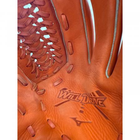 新品同様】ミズノ グローブ オールラウンド ロードオブライズ オレンジ