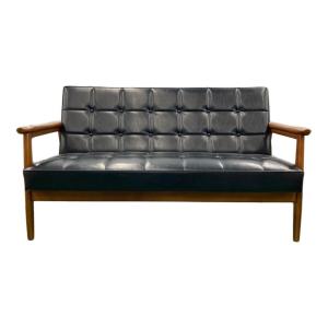 カリモク60 (カリモクロクマル) 2人掛けソファー W36173BW ブラック