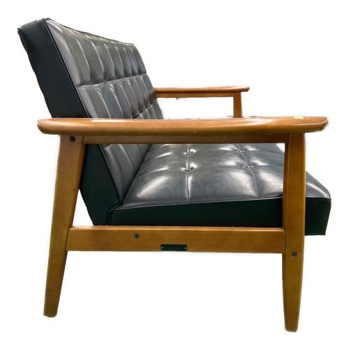 カリモク60 (カリモクロクマル) 2人掛けソファー W36173BW ブラック