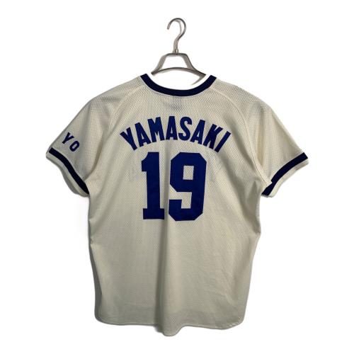 横浜DeNAベイスターズ (ヨコハマディーエヌエーベイスターズ) ユニフォーム メンズ SIZE L ホワイト×ブルー 球団創設5周年 山崎康晃