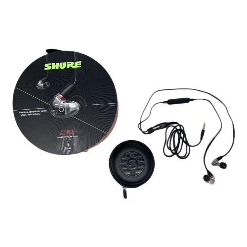 SHURE (シュア) 有線イヤホン 2020年モデル AONIC 5 SE53BACL+UNI-A 動作確認済