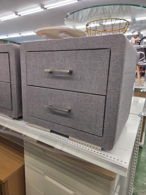 桜屋工業 (サクラヤコウギョウ) ベッドサイドテーブル BA-33-Lex グレー