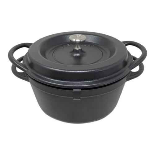 VERMICULAR (バーミキュラ) オーブンポットラウンド 18㎝ ブラック