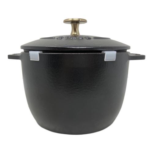 Staub (ストウブ) ラ ココット de gohan 16㎝ ブラック｜トレファクONLINE