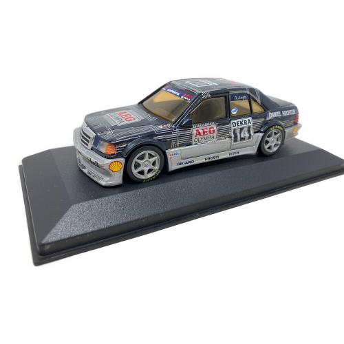 MINICHAMPS (ミニチャンプス) AEG OLYNPIA NE.3010 MERCEDES 190 E EVO 1 SNOBECK R.ASCH BLACK ミニカー
