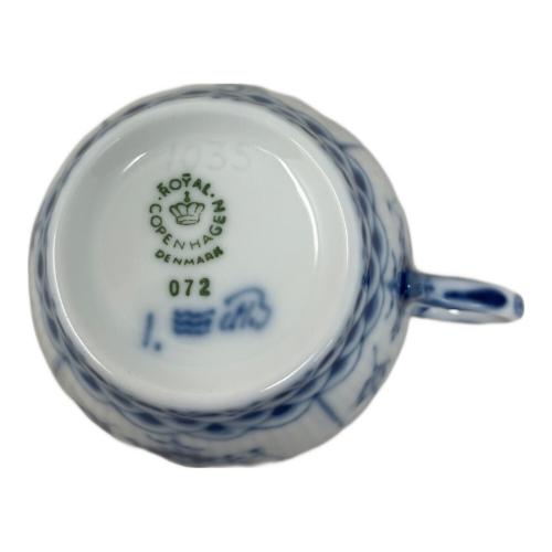 ROYAL COPENHAGEN (ロイヤル・コペンハーゲン) カップ&ソーサー ブルーフルーテッド・ハーフレース