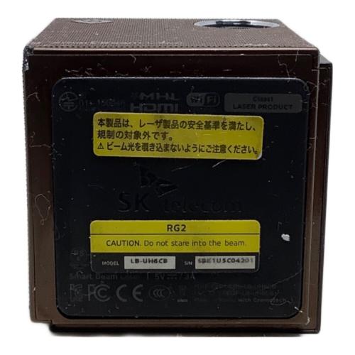 SK telecom 小型レーザープロジェクター LB-UH6CB 2015年製 ※本体ベタつき・欠け有