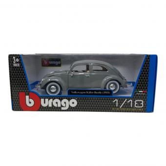 burago (ブラーゴ) Volkswagen Kafer-Beetle(1955) ダイキャストカー グレー