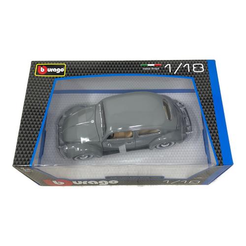 burago (ブラーゴ) Volkswagen Kafer-Beetle(1955) ダイキャストカー グレー