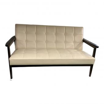 カリモク60 (カリモクロクマル) 2人掛けソファー 112 アイボリー Kチェア