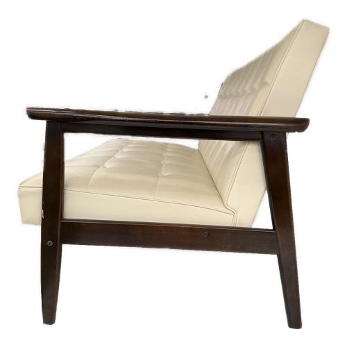 カリモク60 (カリモクロクマル) 2人掛けソファー 112 アイボリー Kチェア