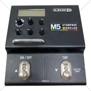 LINE6 (ラインシックス) マルチエフェクター M5 STOMPBOX MODELER アダプター付き
