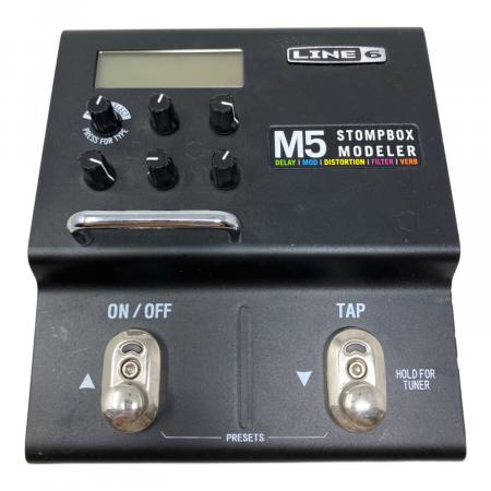 line6 m5 stomp box【動作確認済み】マルチストンプ エフェクター LINE6 (ラインシックス) マルチエフェクター M5 STOMPBOX MODELER