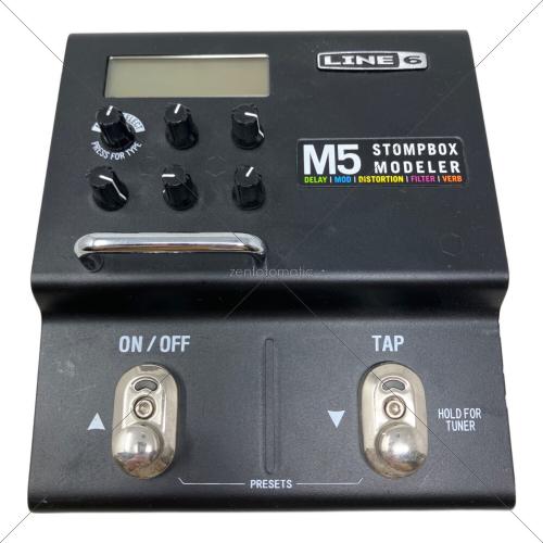 LINE6 (ラインシックス) マルチエフェクター M5 STOMPBOX MODELER アダプター付き