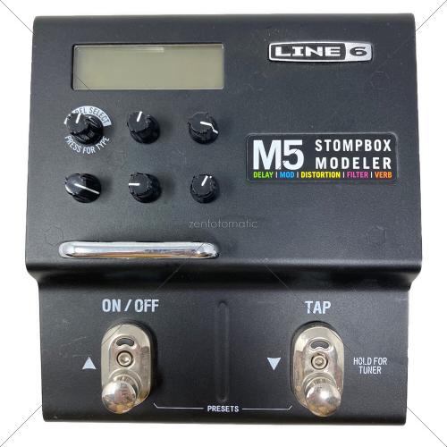 LINE6 (ラインシックス) マルチエフェクター M5 STOMPBOX MODELER アダプター付き