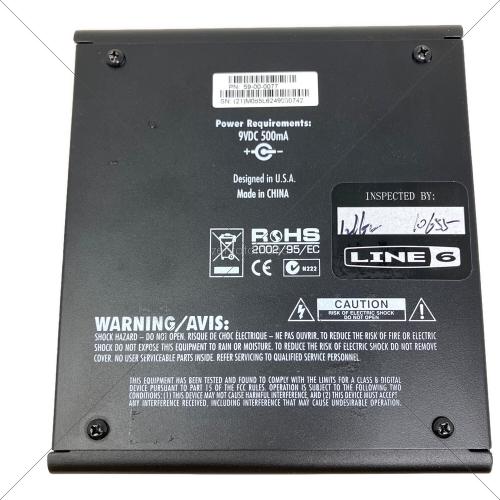 LINE6 (ラインシックス) マルチエフェクター M5 STOMPBOX MODELER アダプター付き