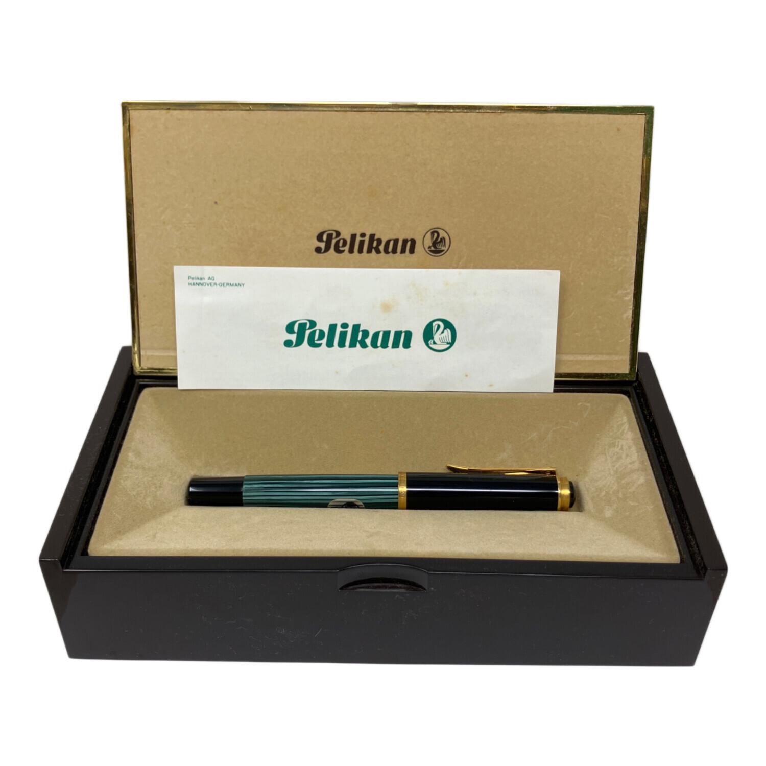Pelikan (ペリカン) 万年筆 ペン先14C-585 グリーン×ブラック