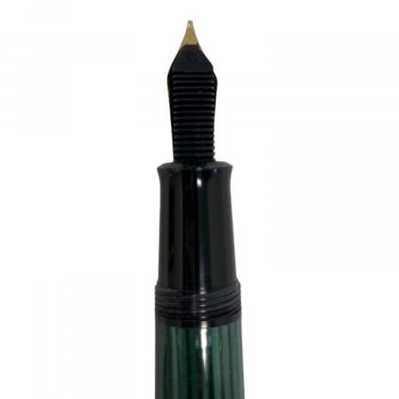 Pelikan (ペリカン) 万年筆 ペン先14C-585 グリーン×ブラック