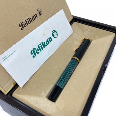 PELIKAN ペリカン　万年筆（14C）セット　未使用品 Pelikan (ペリカン) 万年筆 ペン先14C-585 グリーン×ブラック