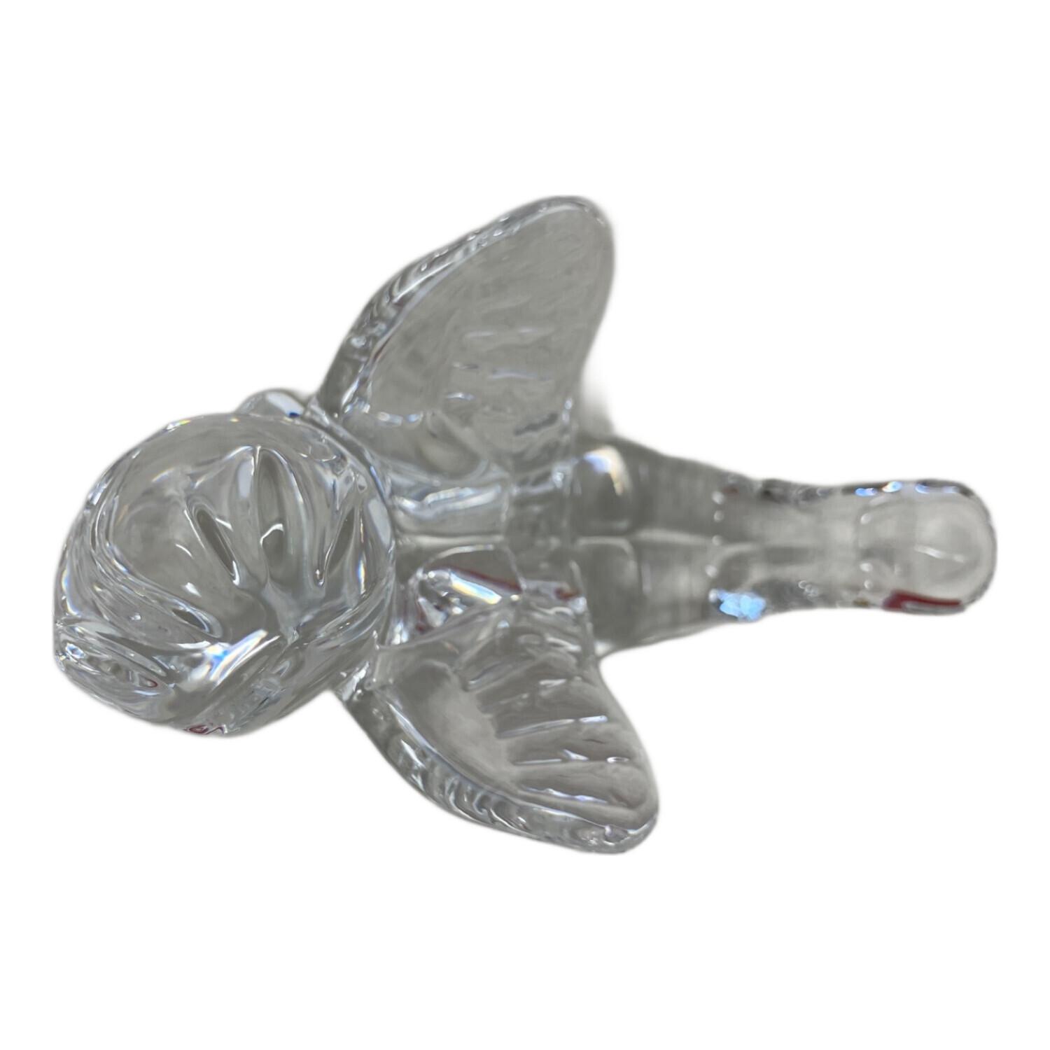 Baccarat (バカラ) クリスタルオブジェ 寝そべる天使 箱付き