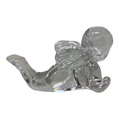 Baccarat (バカラ) 寝そべる天使 箱付き クリスタルオブジェ