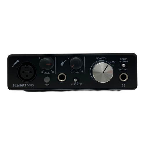 Focusrite (フォーカスライト) オーディオインターフェイス Scarlett Solo
