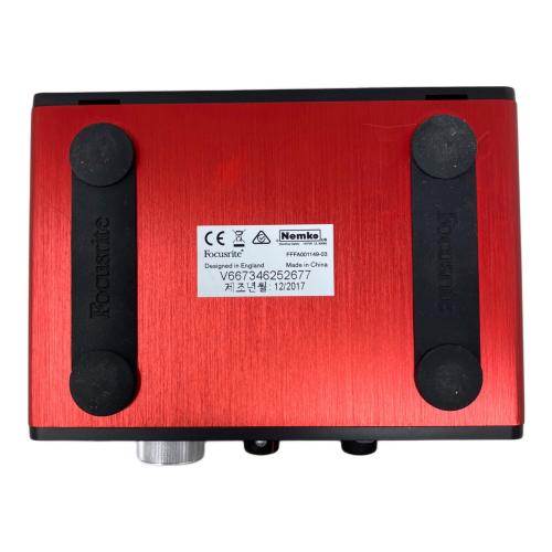 Focusrite (フォーカスライト) オーディオインターフェイス Scarlett Solo