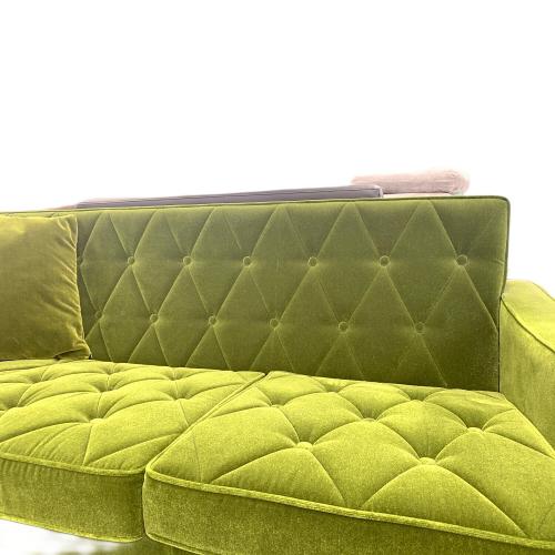 カリモク60 (カリモクロクマル) ロビーチェア U36213 184 モケットグリーン