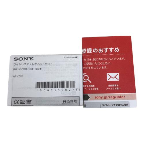 SONY (ソニー) ワイヤレスイヤホン WF-C510 Bluetooth対応 2024年モデル