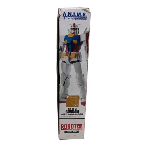 BANDAI (バンダイ) RX-78-2 ガンダム ver.A.N.I.M.E. ～最終決戦仕様～ フィギュア ROBOT魂 開封品