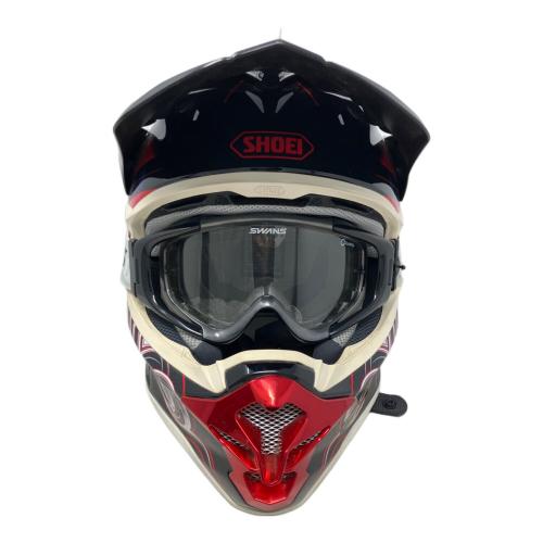 SHOEI (ショウエイ) バイク用ヘルメット オフロードヘルメット SIZE M PSCマーク(バイク用ヘルメット)有