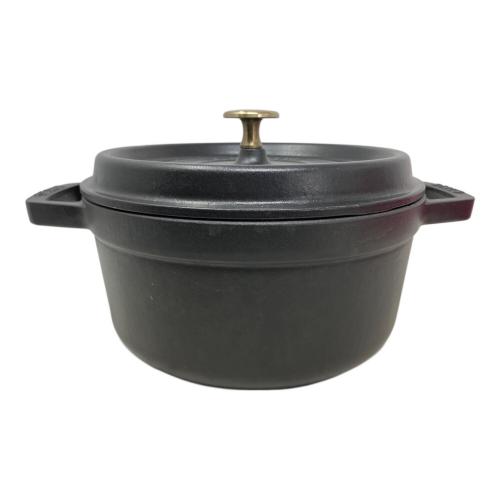 Staub (ストウブ) 両手鍋 LA COCOTTE  43 SIZE 22cm ブラック