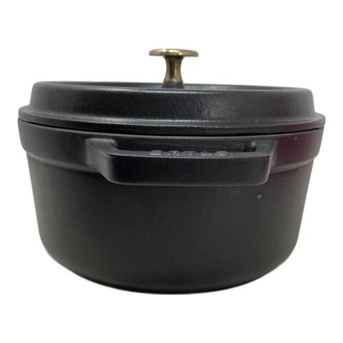 Staub (ストウブ) 両手鍋 LA COCOTTE  43 SIZE 22cm ブラック