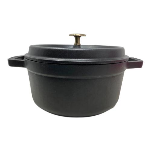 Staub (ストウブ) 両手鍋 LA COCOTTE  43 SIZE 22cm ブラック