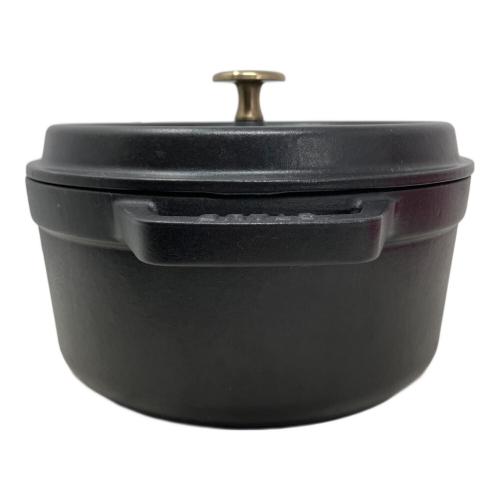 Staub (ストウブ) 両手鍋 LA COCOTTE  43 SIZE 22cm ブラック