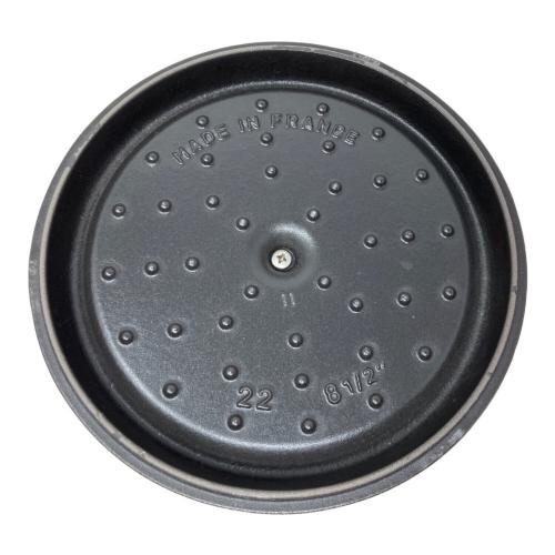 Staub (ストウブ) 両手鍋 LA COCOTTE  43 SIZE 22cm ブラック