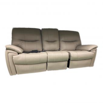 YAMADA (ヤマダ) 3人掛けリクライニングソファー  グレー YES140001