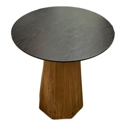 東谷 (アズマヤ) サイドテーブル WE-880 ブラック×ナチュラル