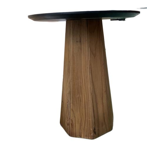 東谷 (アズマヤ) サイドテーブル WE-880 ブラック×ナチュラル