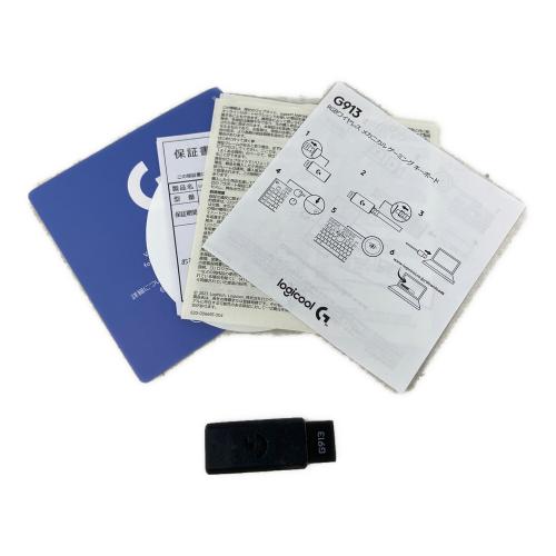 LOGICOOL (ロジクール) ワイヤレスゲーミングキーボード G913-TC 2019年モデル LIGHTSPEED GL-Tactile