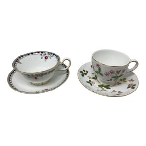 Wedgwood (ウェッジウッド) カップ&ソーサーセット レースピオニー/ワイルドストロベリー