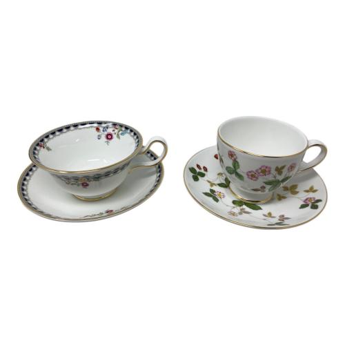 Wedgwood (ウェッジウッド) カップ&ソーサーセット レースピオニー/ワイルドストロベリー