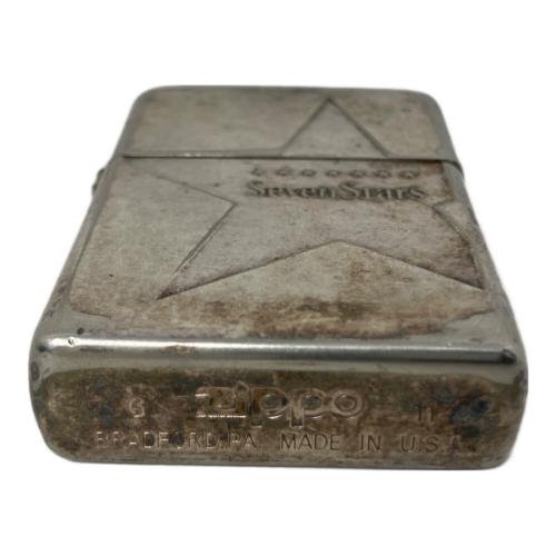 ZIPPO (ジッポ) オイルライター 2011年製 Seven stars ビッグスター