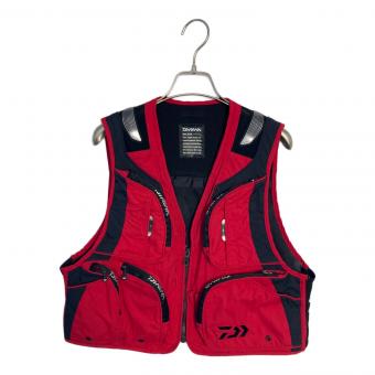 DAIWA (ダイワ) バリアテックメッシュベスト DV-2104 メンズ SIZE L レッド