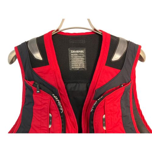 DAIWA (ダイワ) バリアテックメッシュベスト DV-2104 メンズ SIZE L レッド